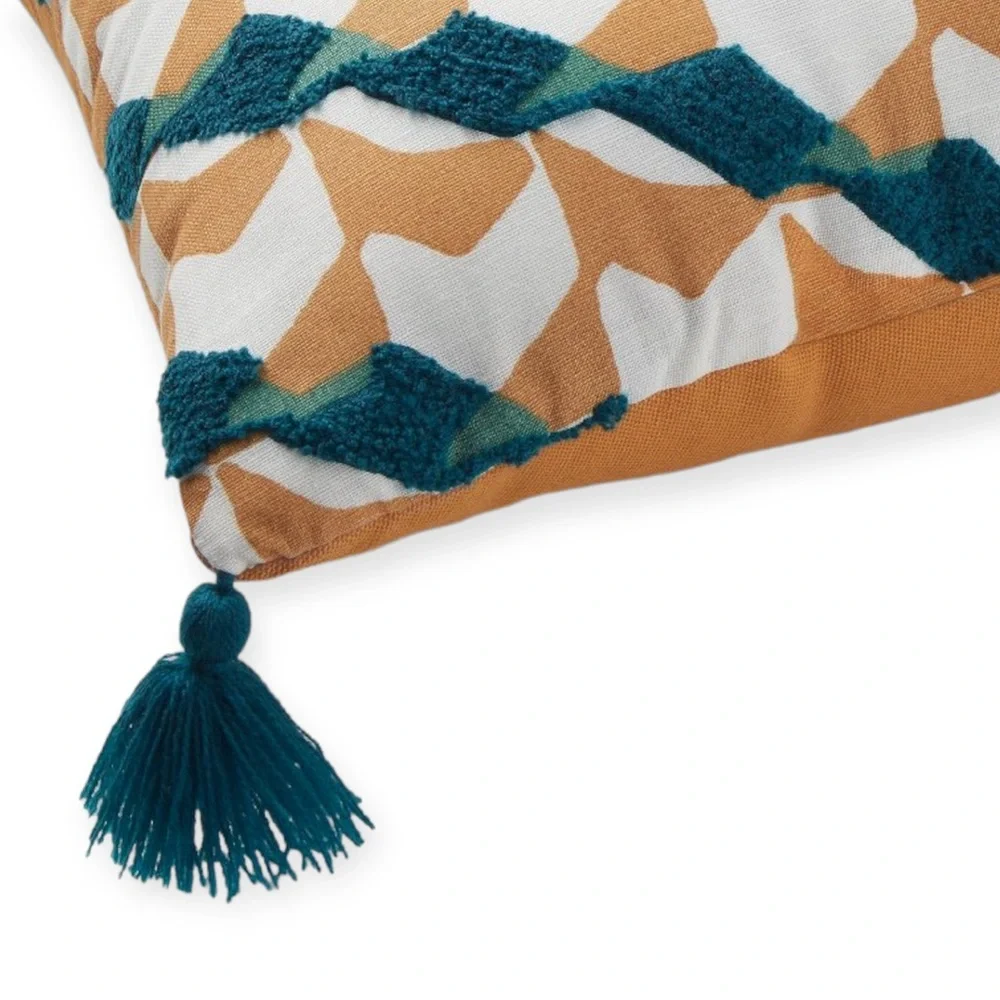 Threshold Geo Print Embroidered Throw Pillow Set of 2